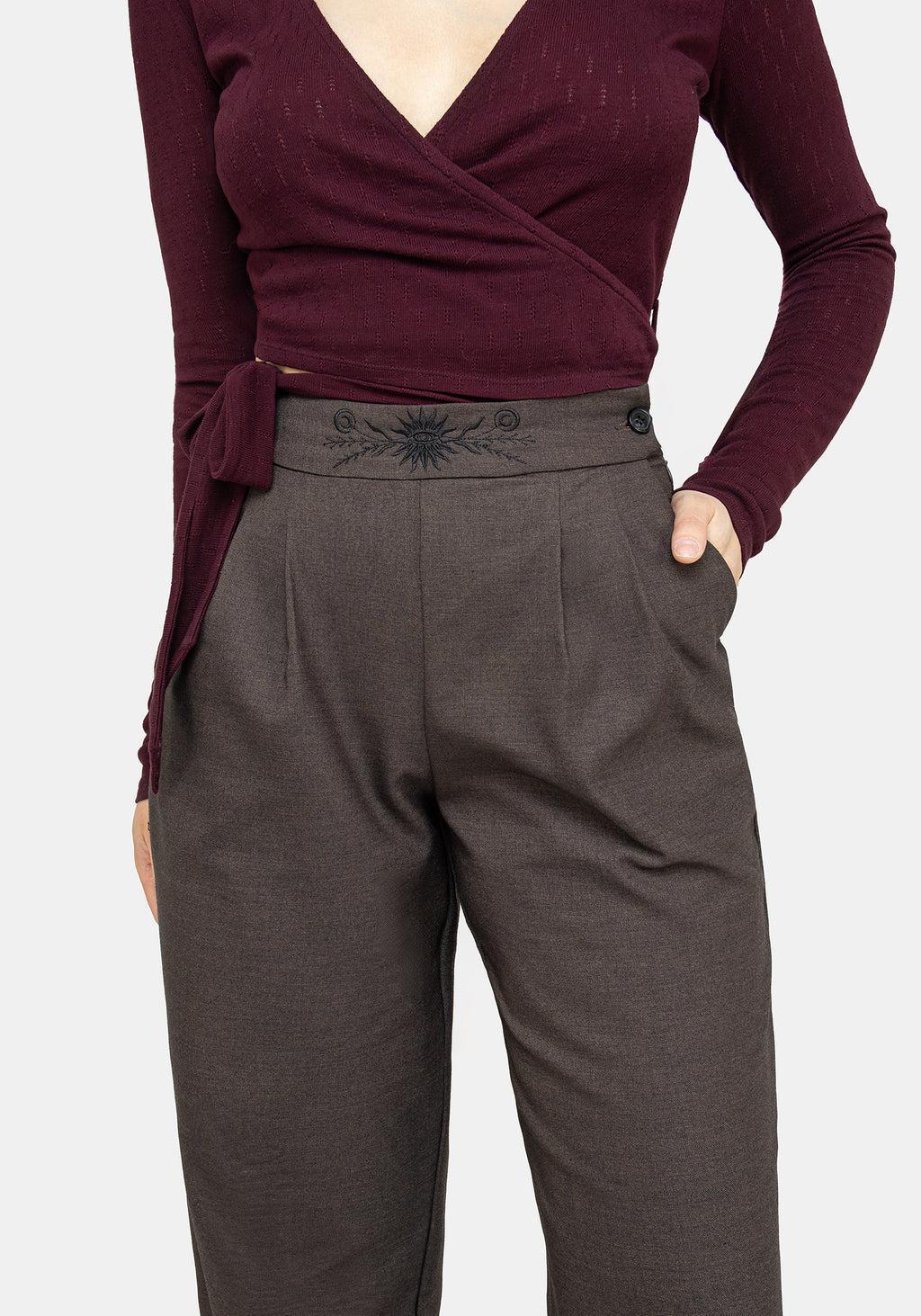 Mystic Embroidered Balloon Trousers Product Image