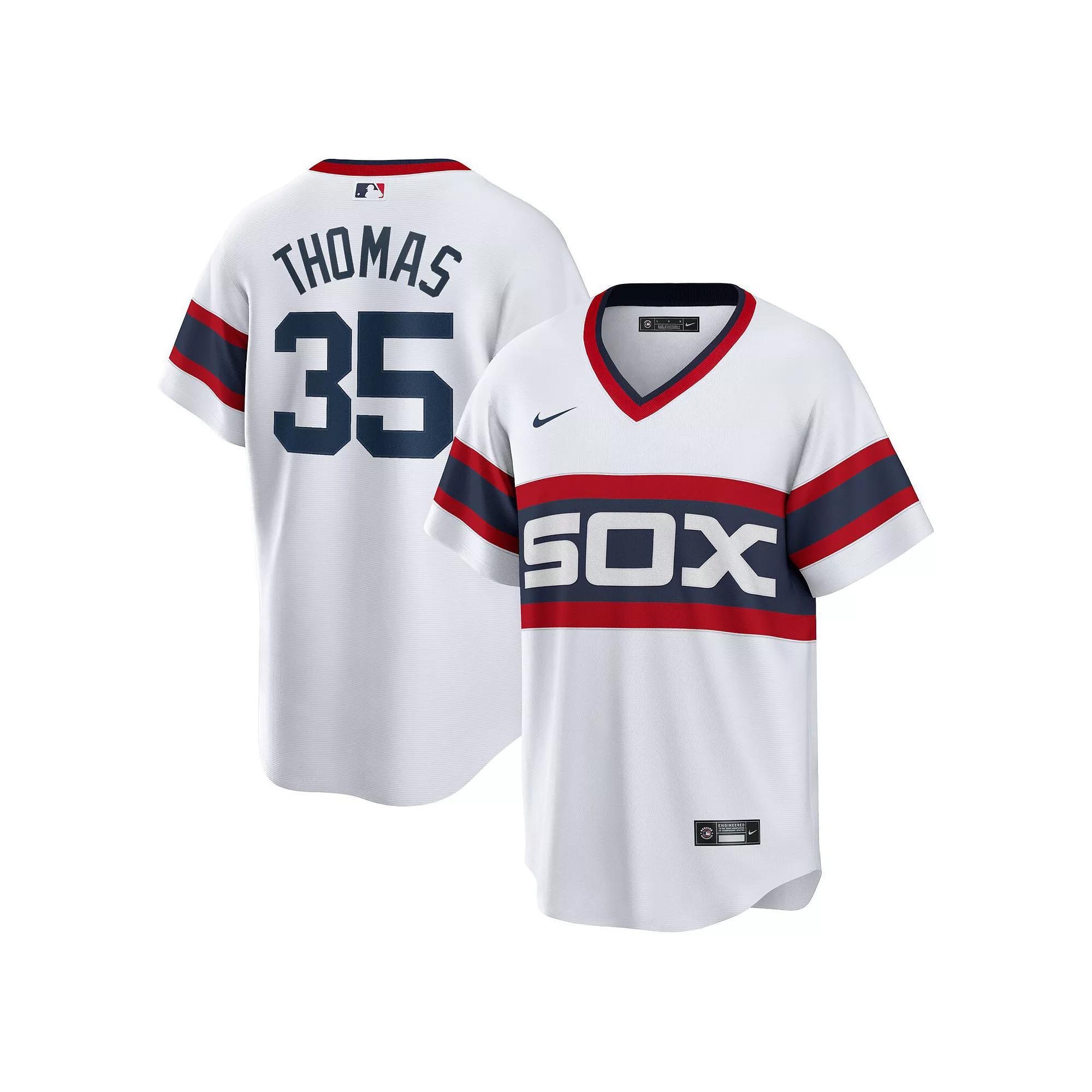 Mens Nike Frank Thomas Chicago Sox Home Cooperstown Collection Player Jersey Product Image