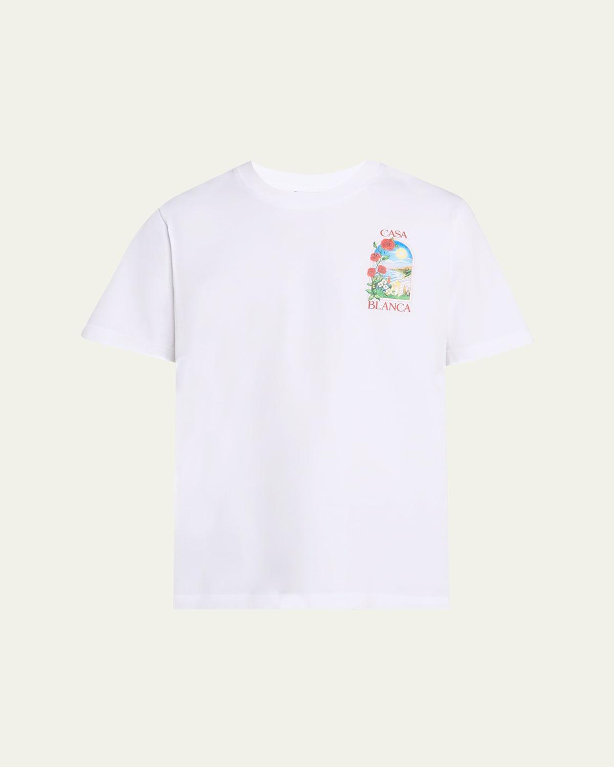 Mens LA Days Printed Crewneck T-Shirt Product Image