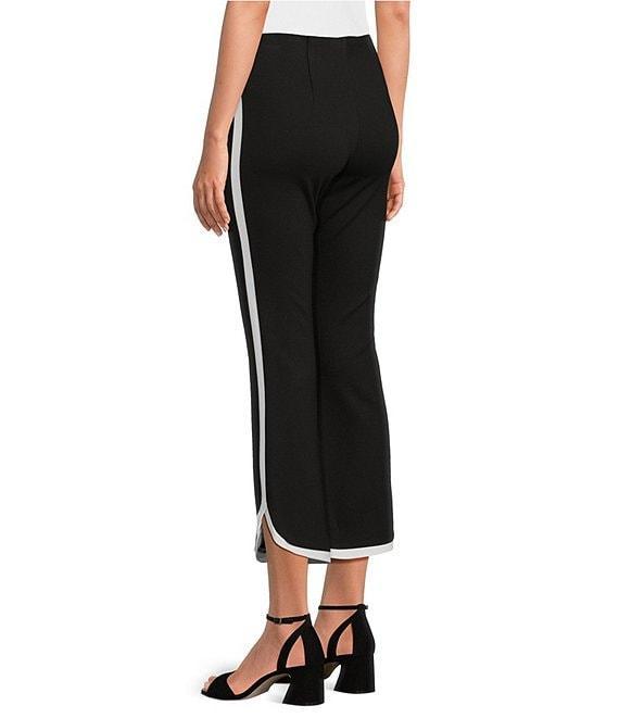 Slim Factor by Investments Ponte Knit No Waist Soft Flare Leg Pants Product Image