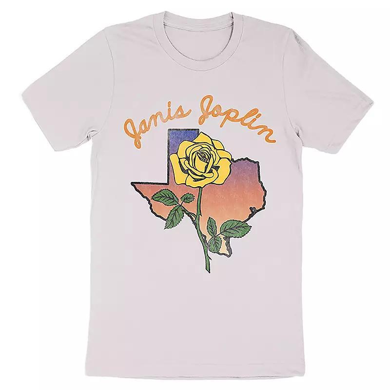 Mens Janis Joplin Texas Yellow Rose Tee Product Image