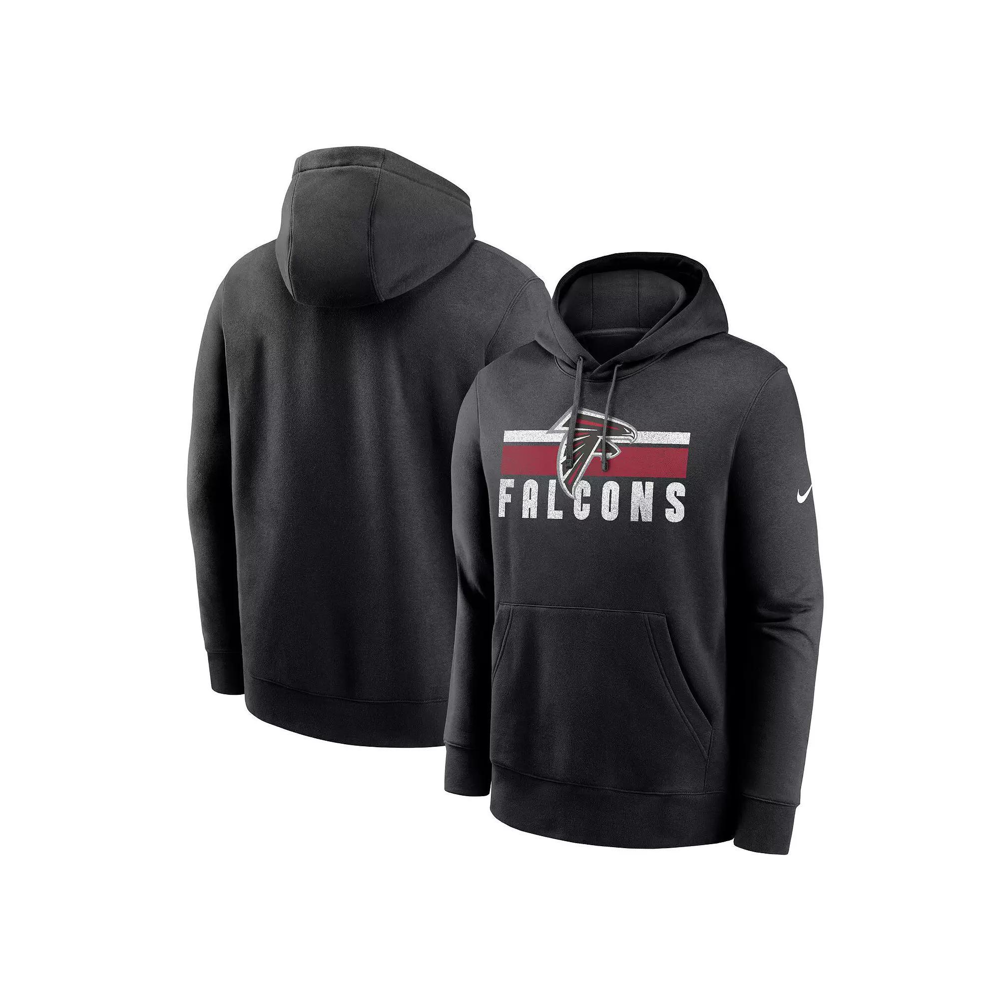 Men's Nike Black Atlanta Falcons Club Fleece Pullover Hoodie,  Product Image