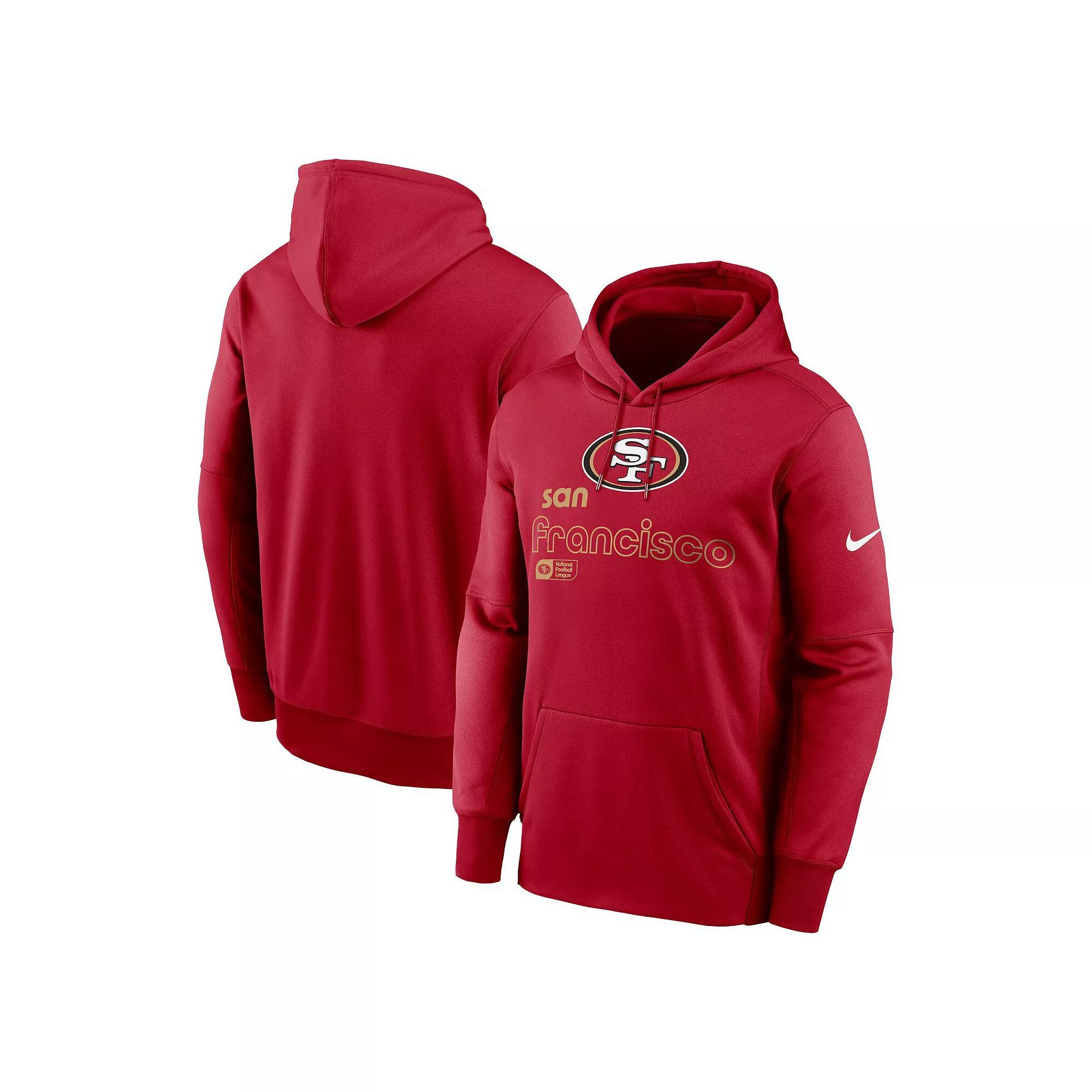 Men's Nike Navy Houston Texans Performance Pullover Hoodie,  Product Image
