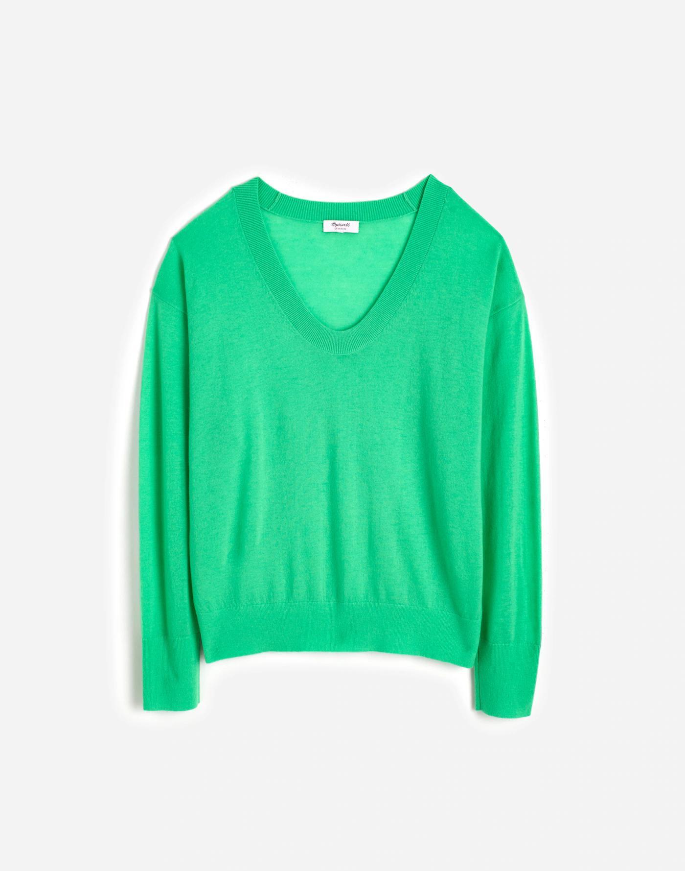 Cashmere U-Neck Pullover Product Image
