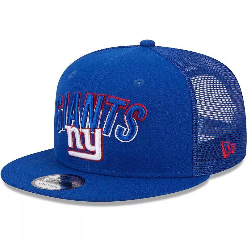 Mens New Era Royal New York Giants Grade Trucker 9FIFTY Snapback Hat Product Image