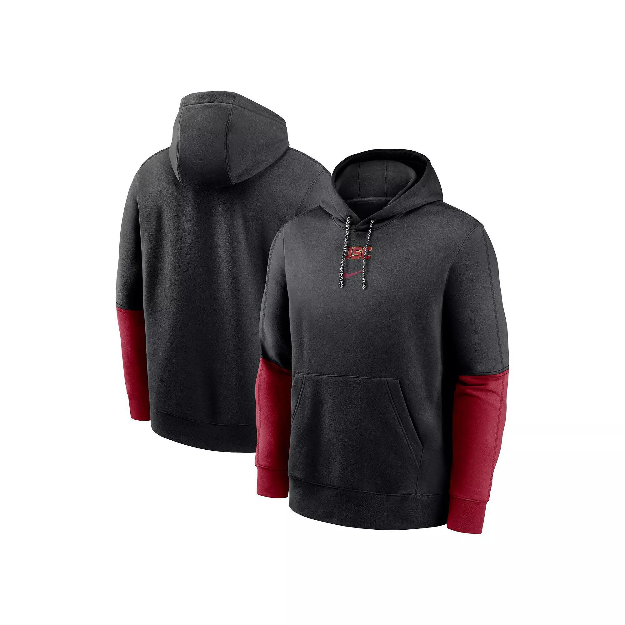 Men's Nike Navy/Red Arizona Wildcats Sideline Club Pullover Hoodie,  Product Image