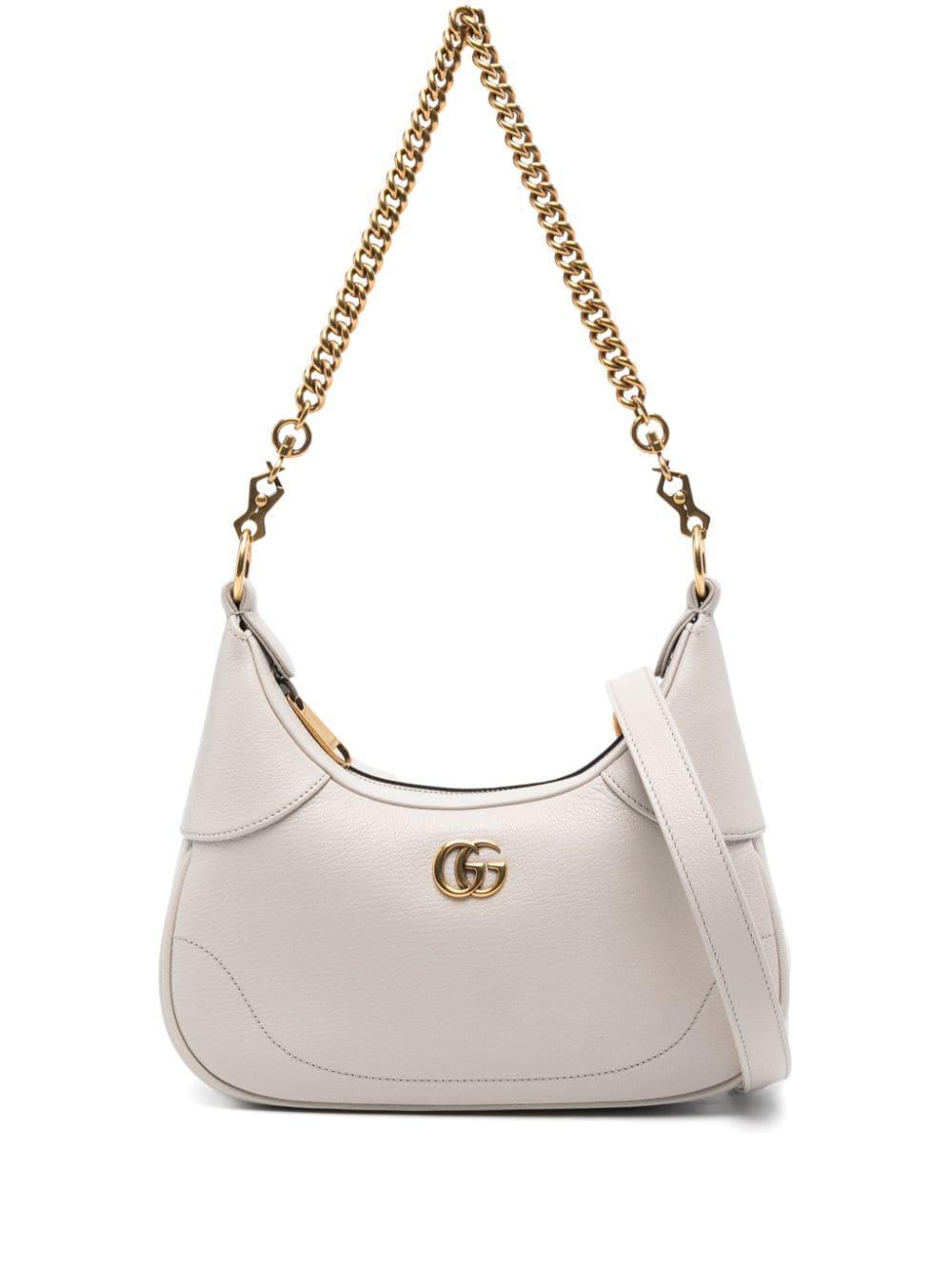 Small Aphrodite Shoulder Bag In Beige Product Image