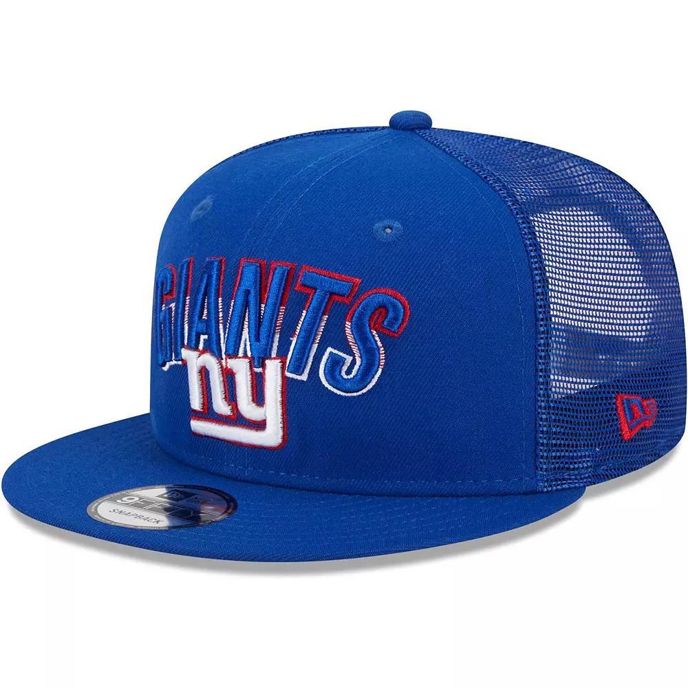 Men's New Era Royal New York Giants Grade Trucker 9FIFTY Snapback Hat, Blue Product Image