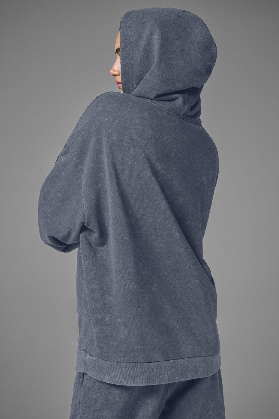 Chill Vintage Wash Hoodie - Bluestone Wash Female Product Image