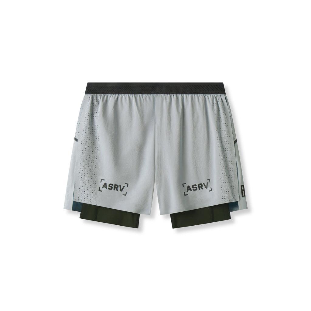 0951. Aerotex™ 4" High Split Liner Short - Slate Grey Male Product Image
