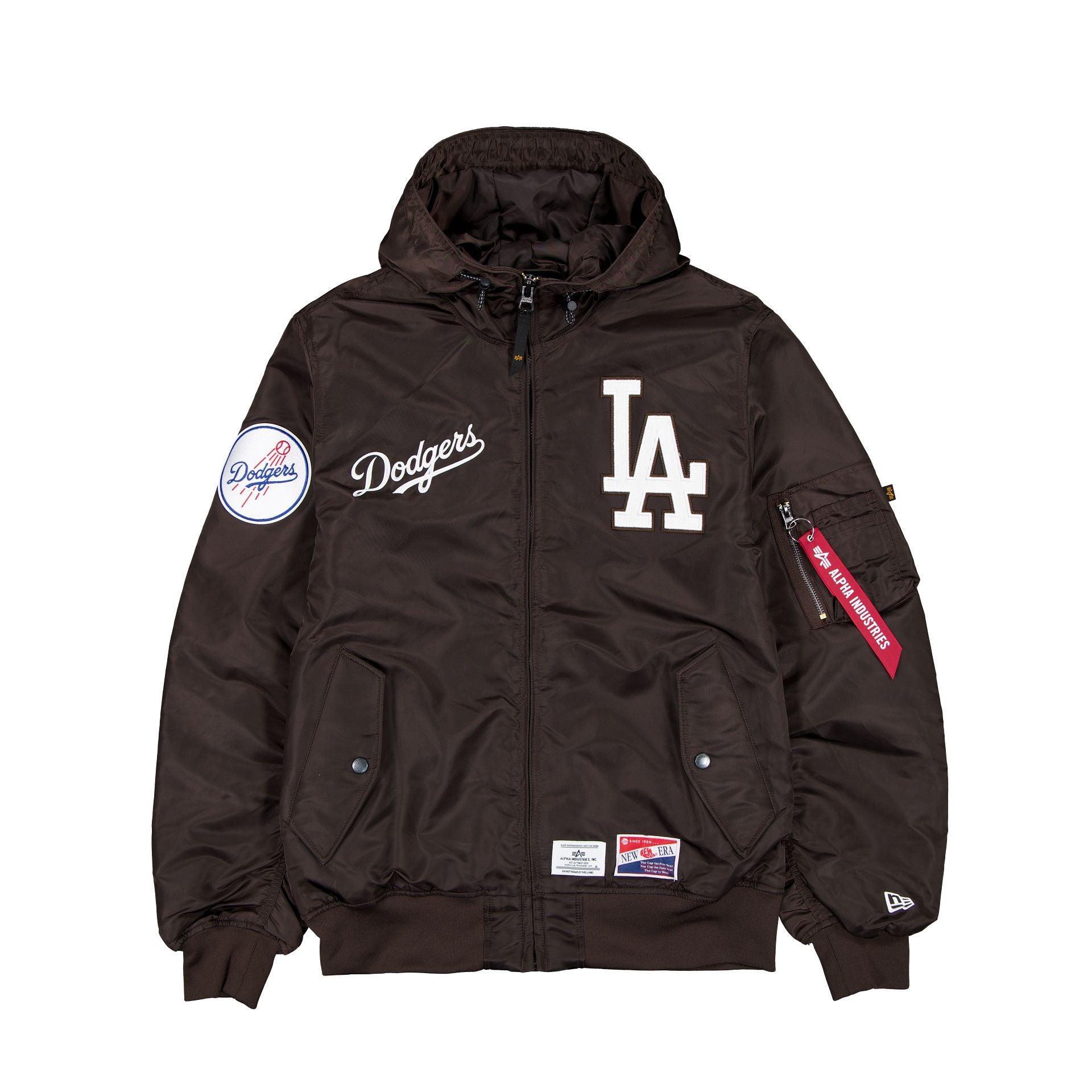 Alpha Industries x New York Yankees L-2B Hooded Bomber Jacket Brown Male Product Image