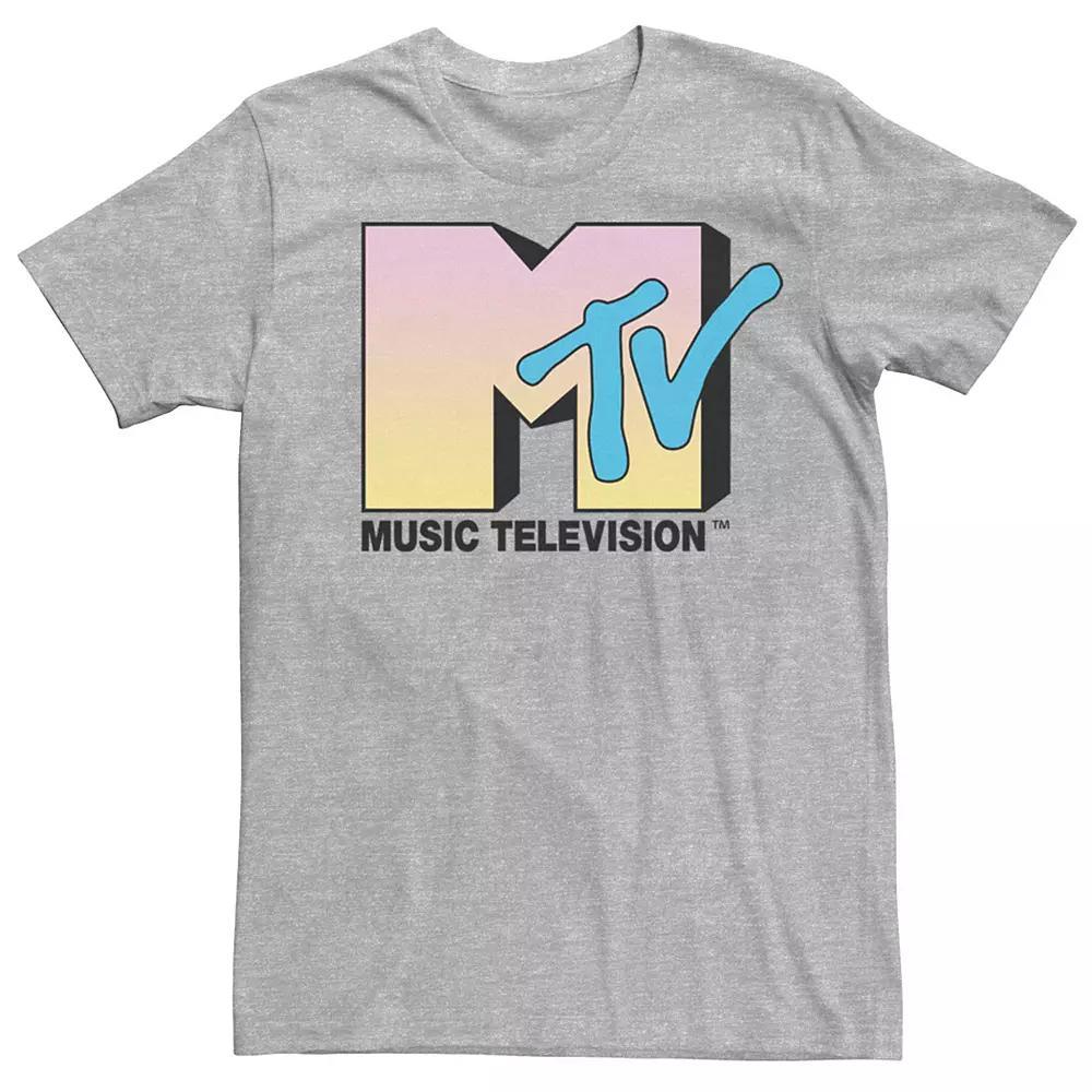 Men's MTV Light Gradient Sunrise Logo Tee,  Product Image