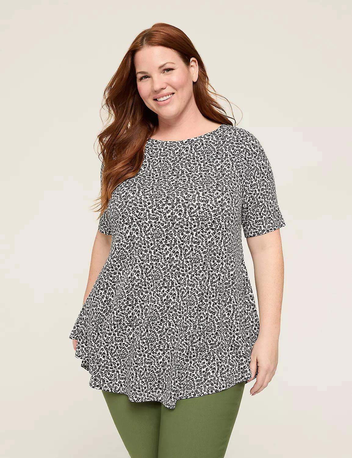 Max Swing Perfect Sleeve Boatneck Tee Product Image