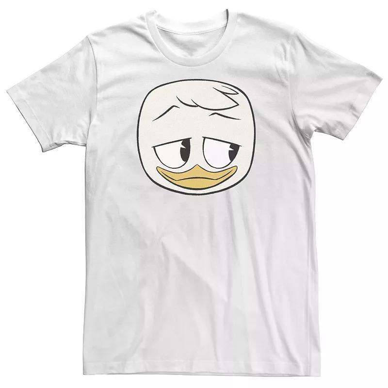 Big & Tall Disney DuckTales Louie Big Face Tee, Men's, Size: XXL Tall, White Product Image