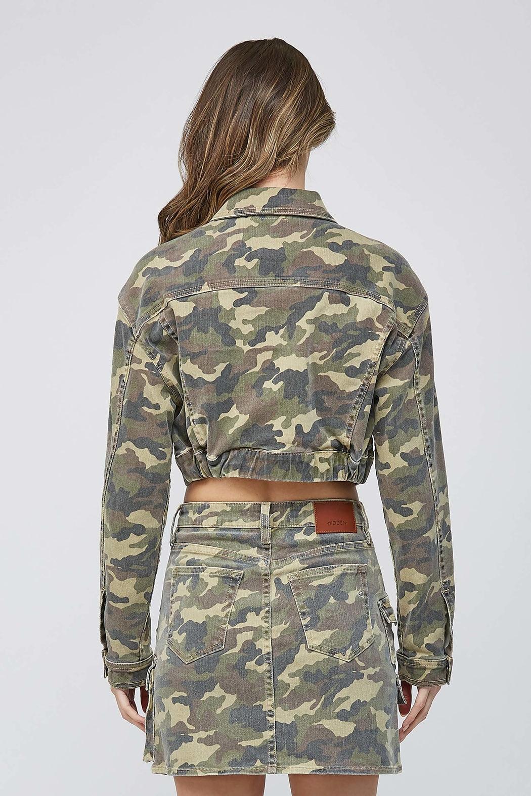 Cropped Cargo Jacket Product Image
