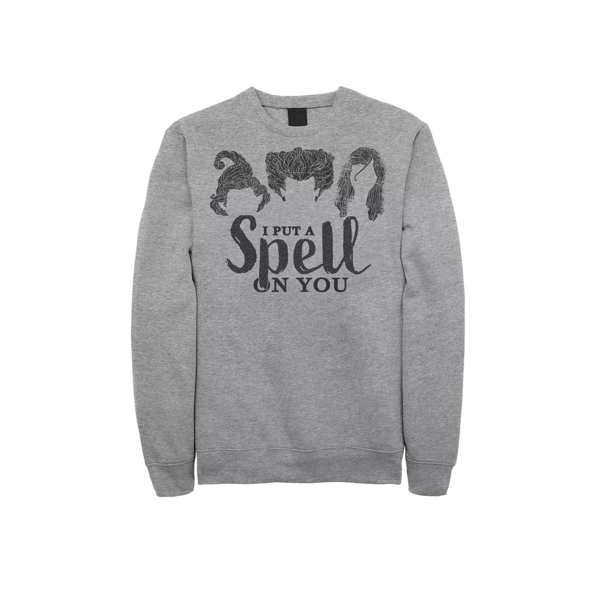 Disney's Hocus Pocus Men's I Put A Spell On You Group Shot Sweatshirt,  Product Image