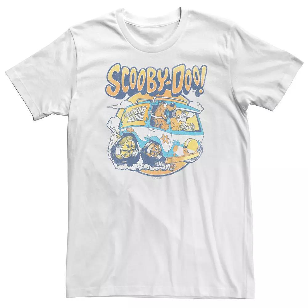 Big & Tall Scooby-Doo Shaggy Mystery Machine Ride Tee, Men's, Size: 4XL, White Product Image