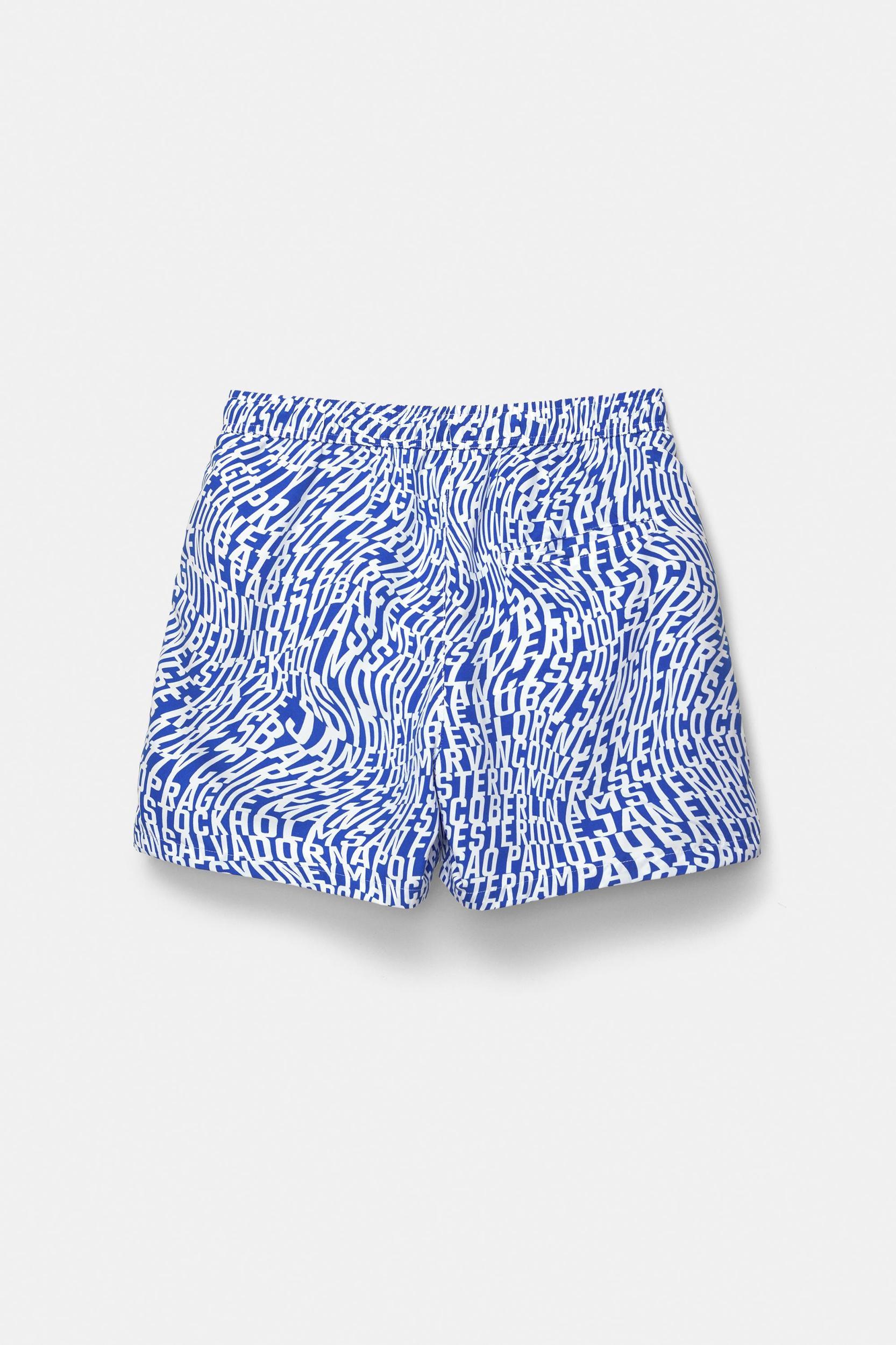 Letter print swimming trunks Product Image