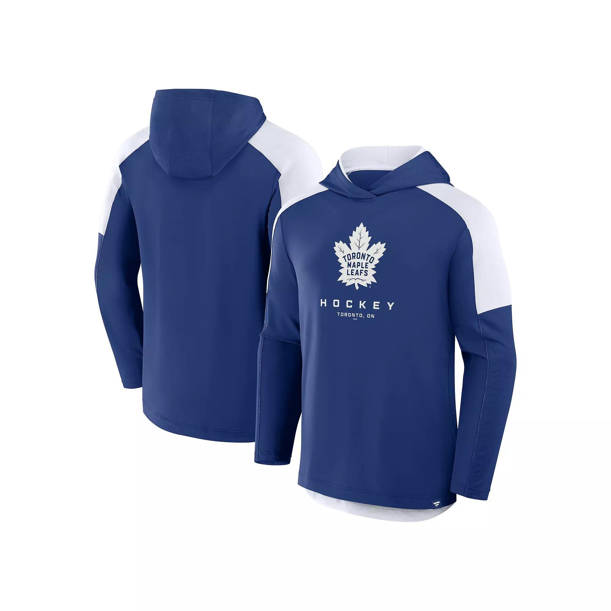 Men's Fanatics Blue Toronto Maple Leafs Meta Game Transitional Pullover Hoodie, Size: Large, Mpl Blue Product Image