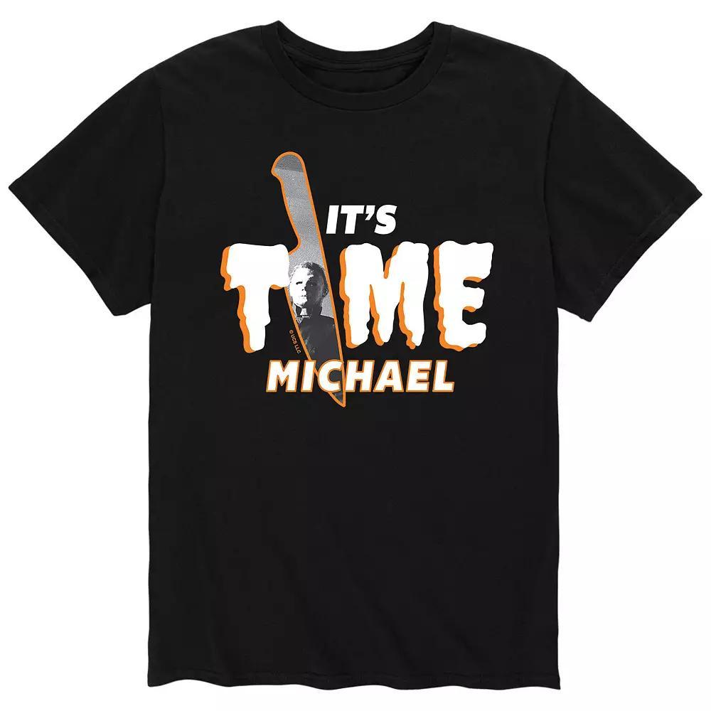 Big & Tall Haloween II Its Time Graphic Tee, Men's,  Product Image