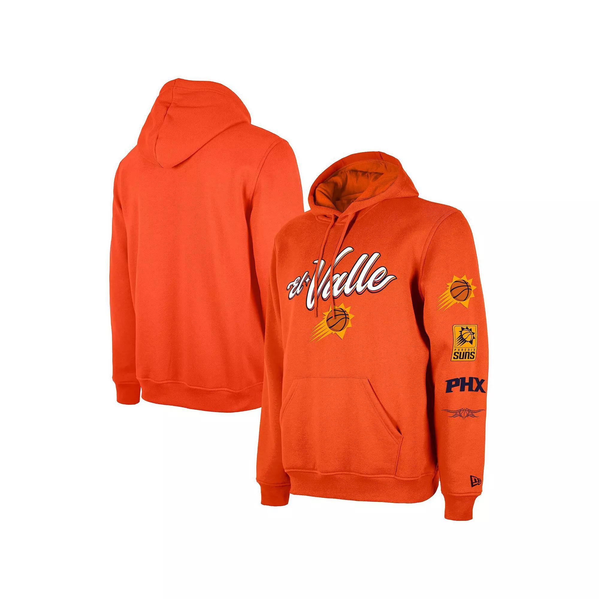 Men's New Era Orange Phoenix Suns Big & Tall 2023/24 City Edition Jersey Pullover Hoodie, Size: 2XLT, Phx Orange Product Image
