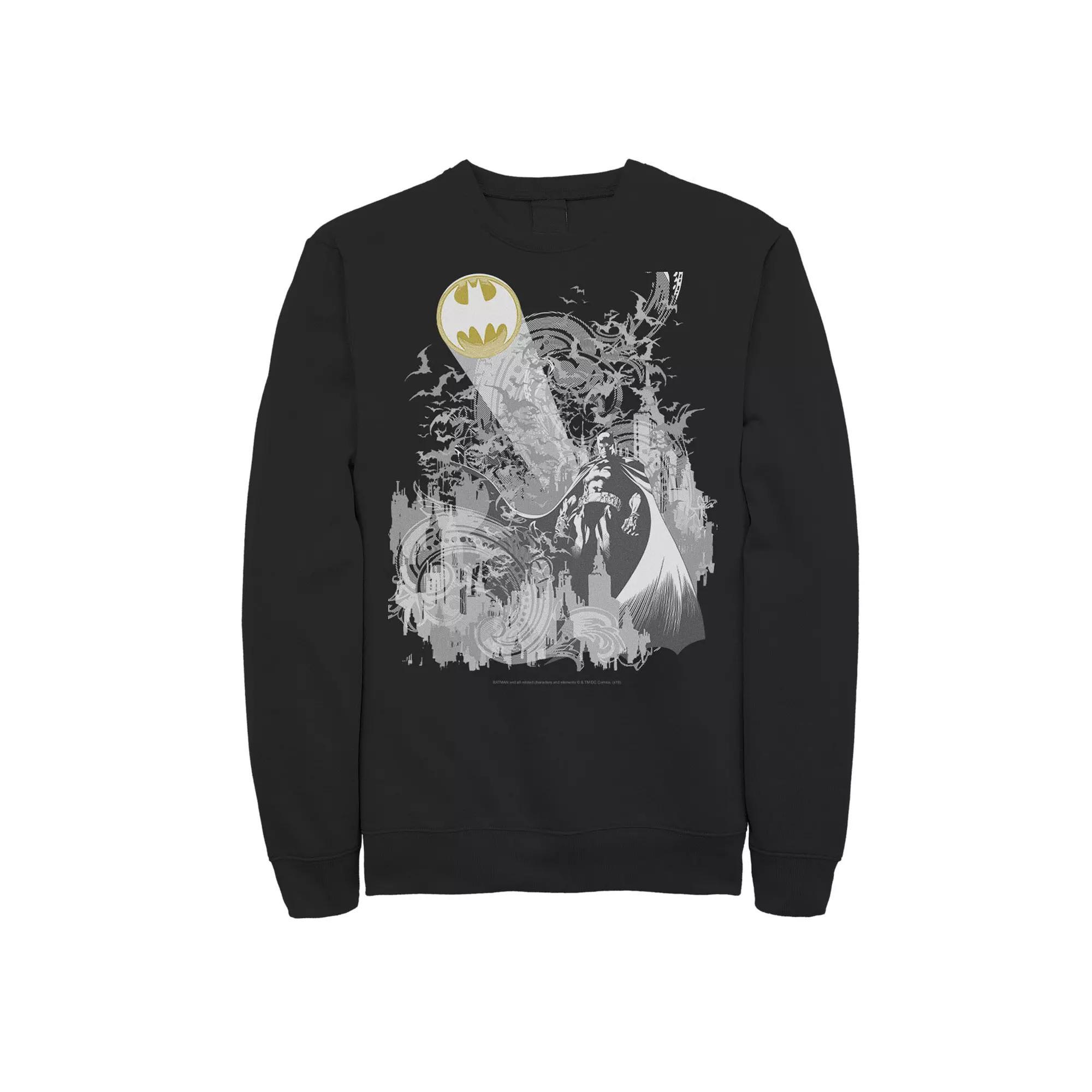Men's DC Comics Batman Bat Signal Sweatshirt,  Product Image