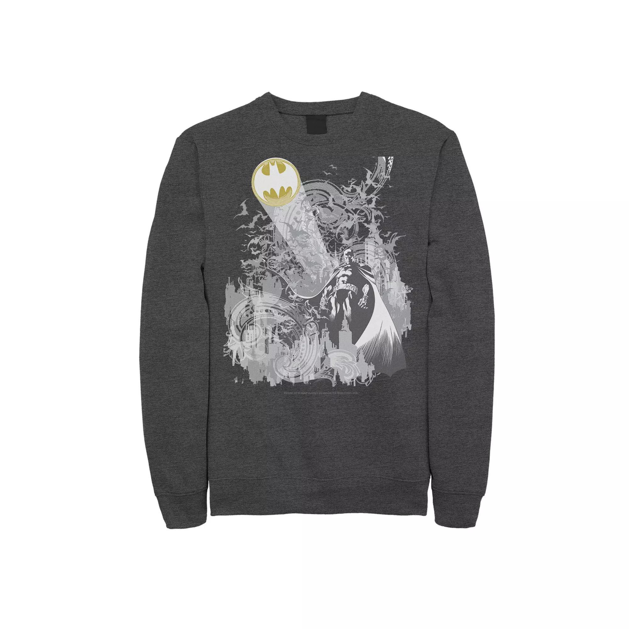 Men's DC Comics Batman Bat Signal Sweatshirt,  Product Image