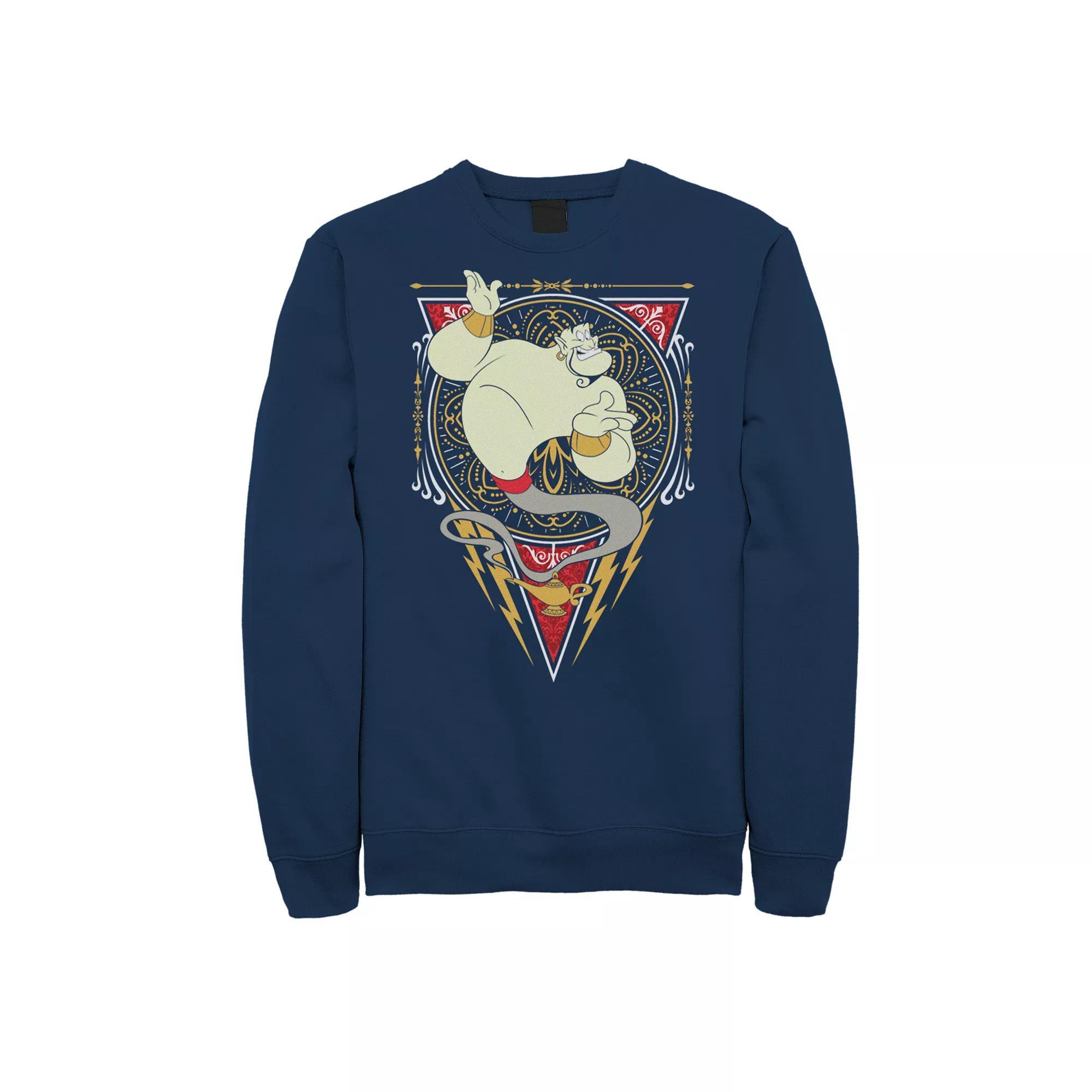 Men's Disney's Aladdin Magic Wishes Sweatshirt, Size: XL, Blue Product Image