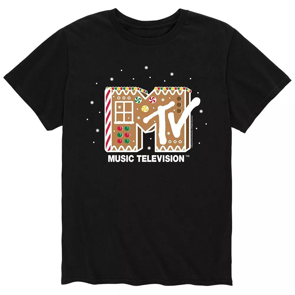 Men's MTV Classic Logo Gingerbread Tee,  Product Image