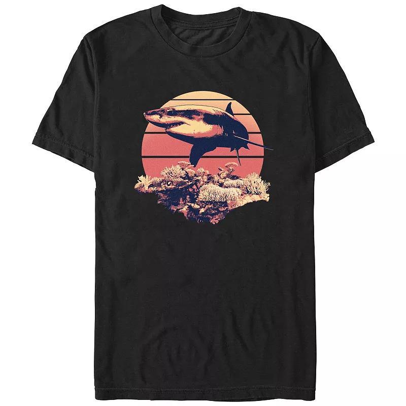 Men's Shark Reef Graphic Tee, Size: Small, Royal Product Image