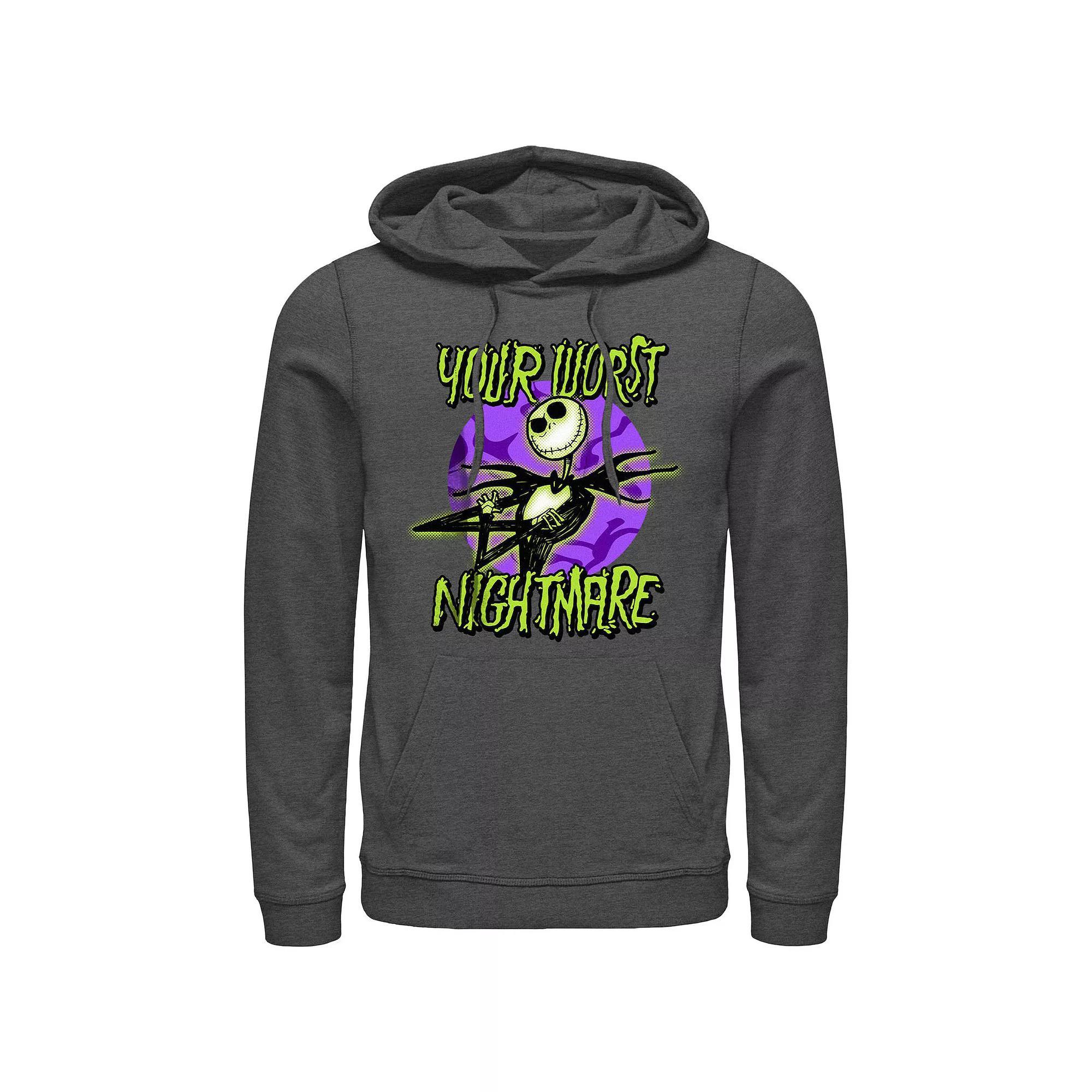 Disney's The Nightmare Before Christmas Your Worst Nightmare Men's Graphic Hoodie,  Product Image