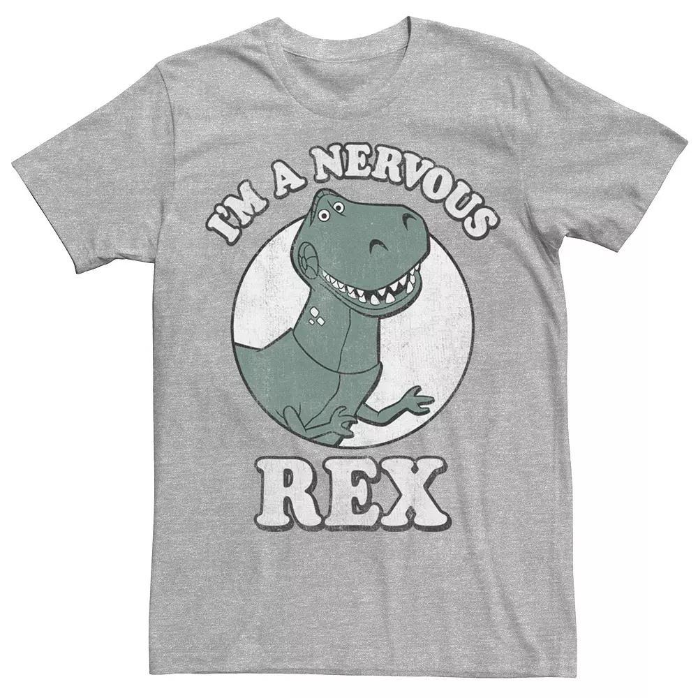 Mens Disney Pixar Toy Story I'm A Nervous Rex Dinosaur Tee, Men's,  Product Image