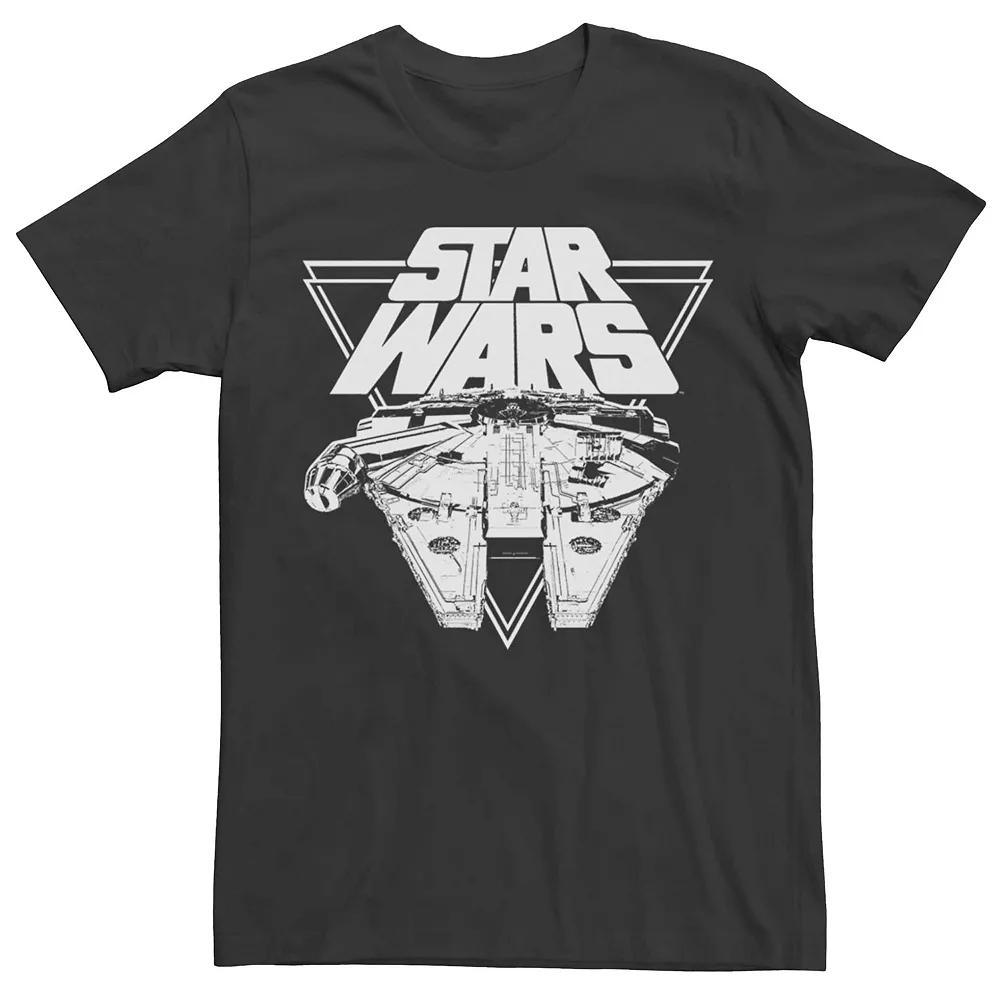 Men's Star Wars Millennium Falcon Strike Graphic T-shirt, Size: XL, Black Product Image