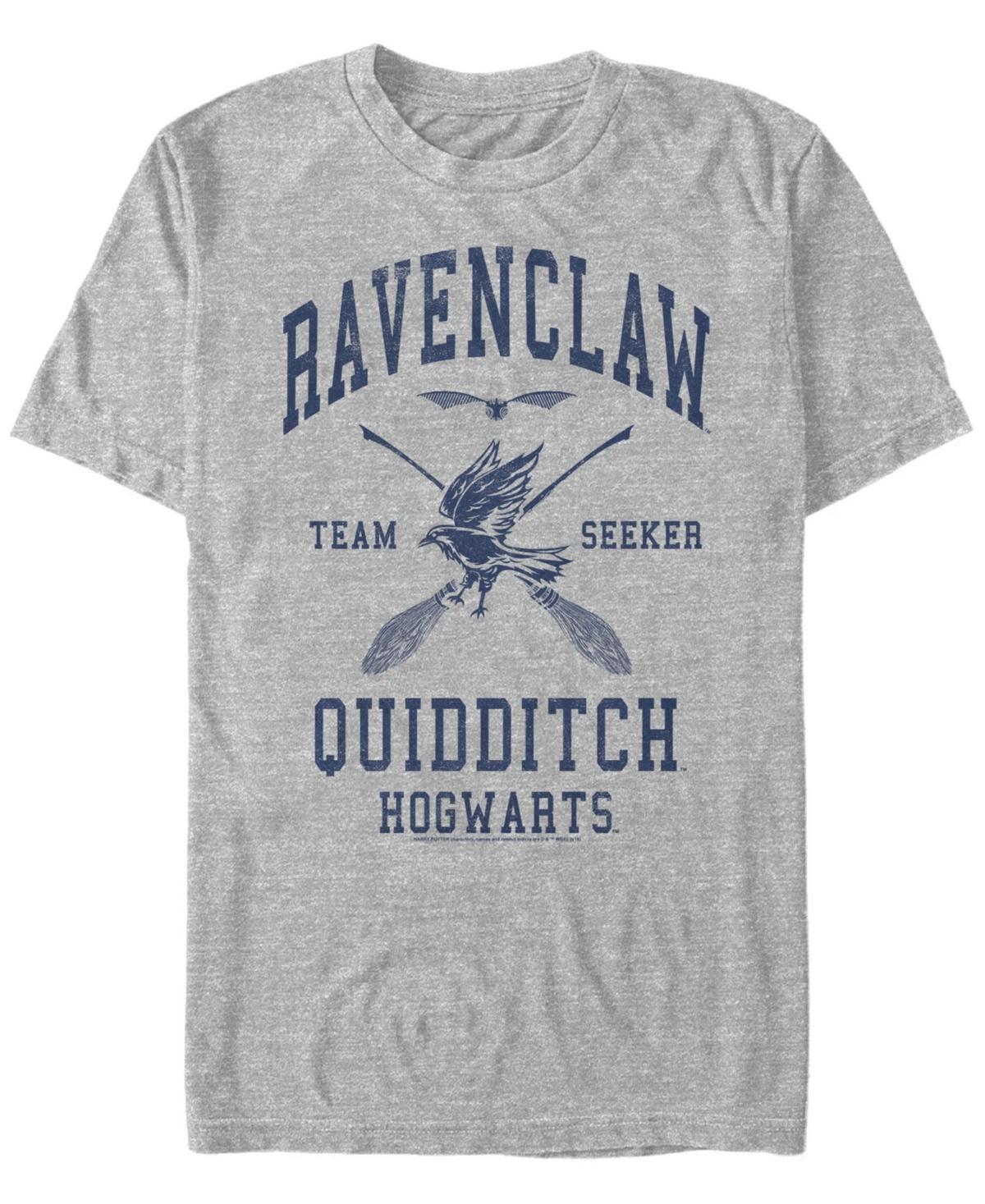 Mens Harry Potter Quidditch Ravenclaw Seeker Design Tee Navy Grey Product Image