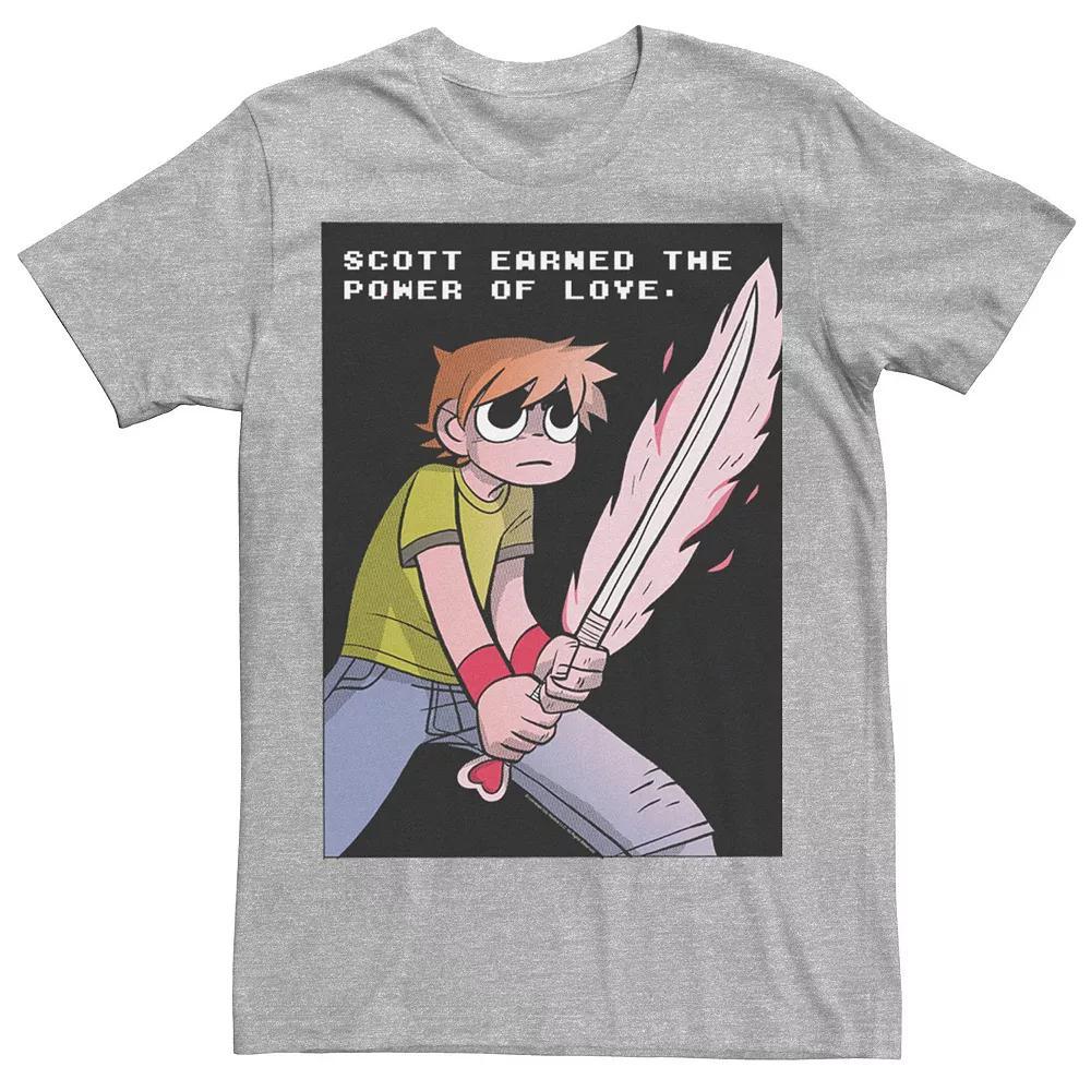 Men's Scott Pilgrim Vs. The World Earned The Power Of Love Graphic Tee,  Product Image