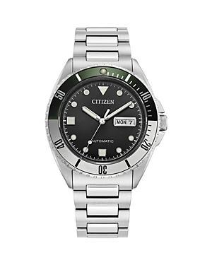 Citizen Mens Wr100 Automatic Stainless Steel Bracelet Watch Product Image