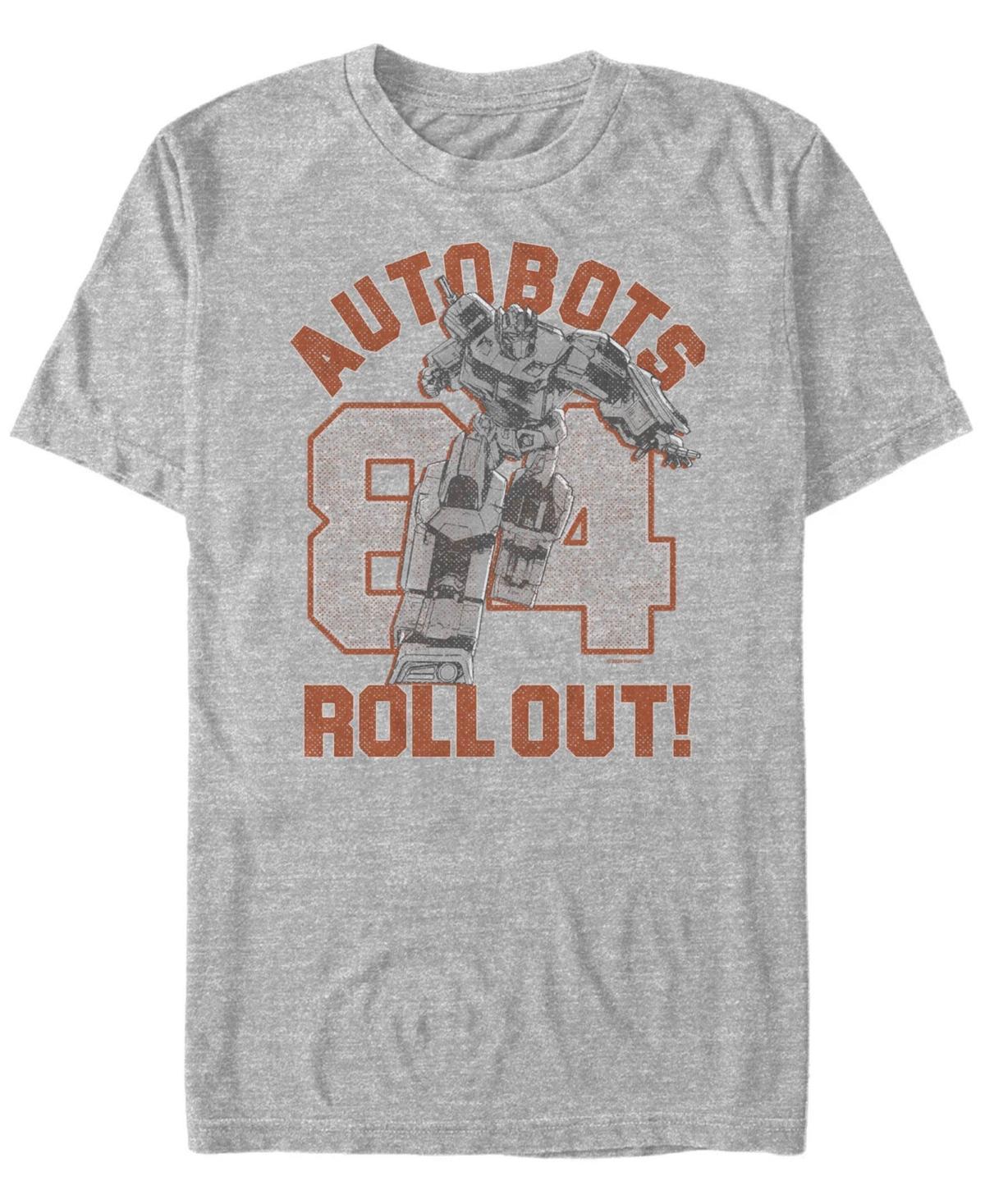 Men's Transformers Autobots Roll Out 84 Tee, Size: Large, Athletic Grey Product Image