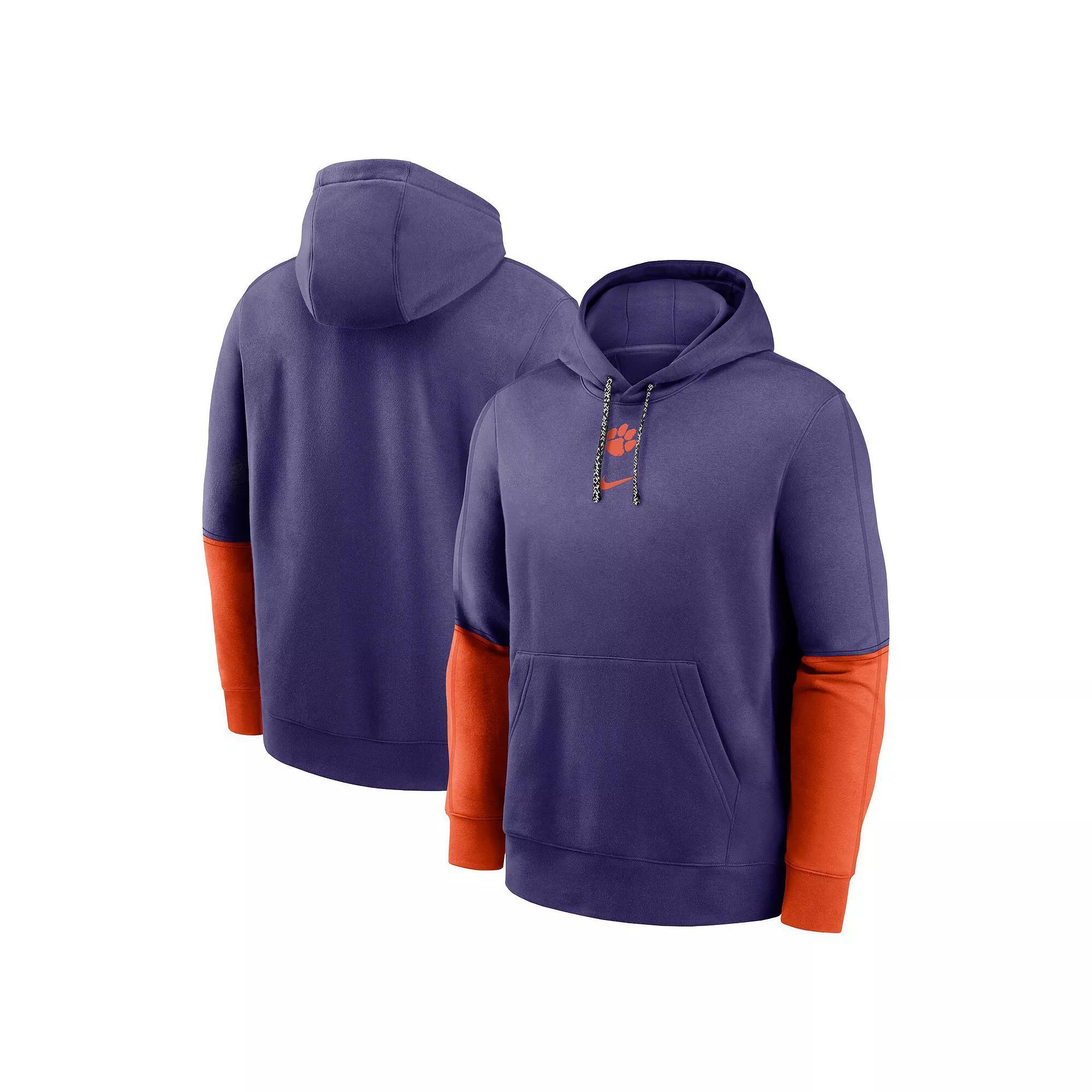 Clemson Tigers Sideline Team Issue Club Nike Men's College Pullover Hoodie Product Image