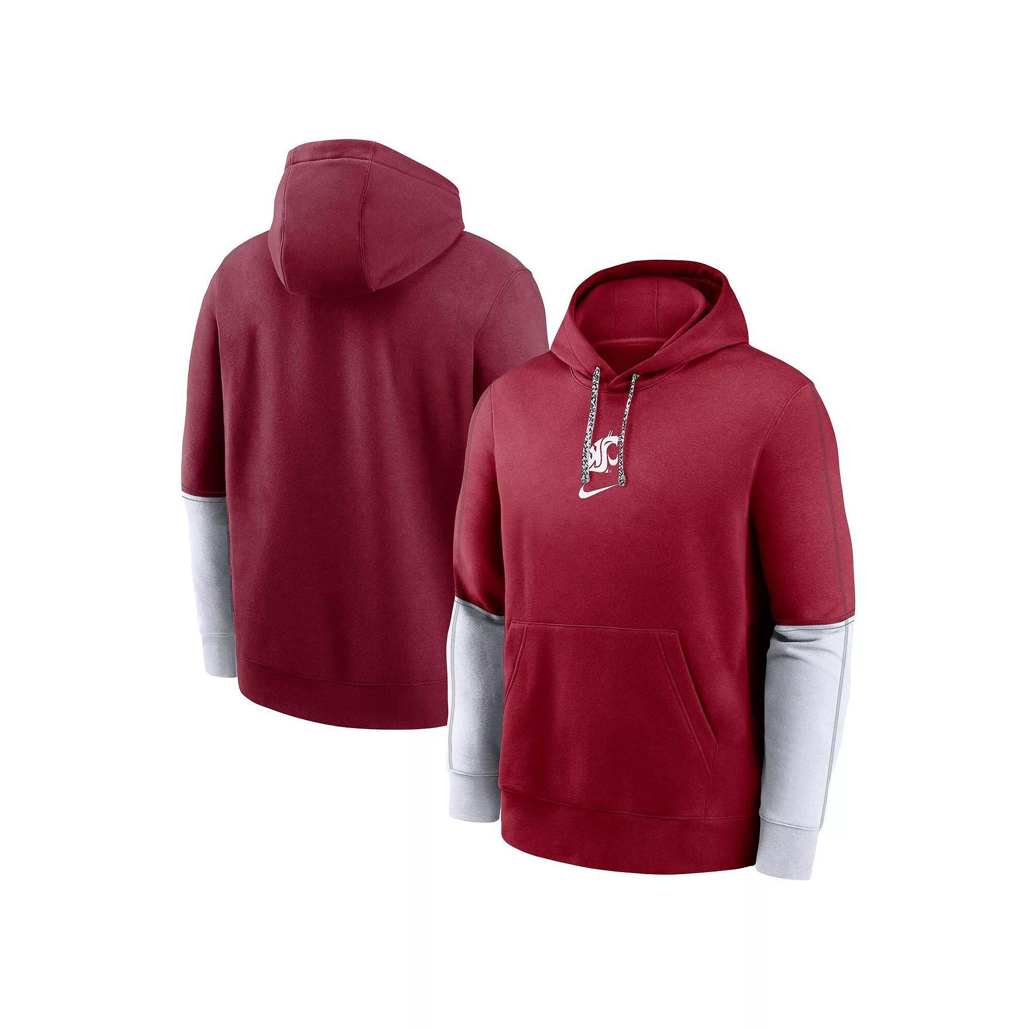 Men's Nike Black Army Black Knights 2024 Sideline Club Fleece Pullover Hoodie,  Product Image