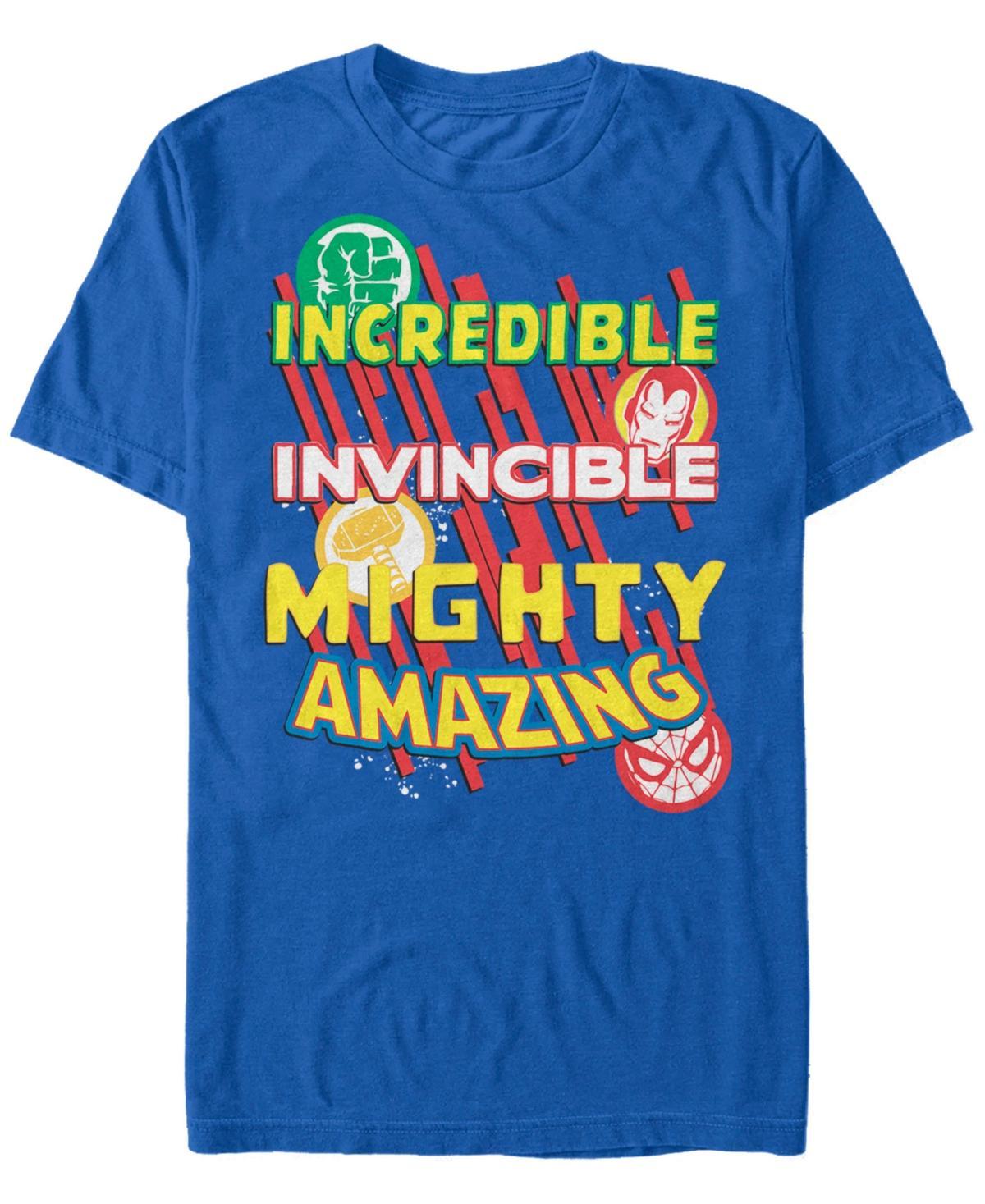 Men's Avengers Awesomeness Tee, Size: Small, Royal Product Image