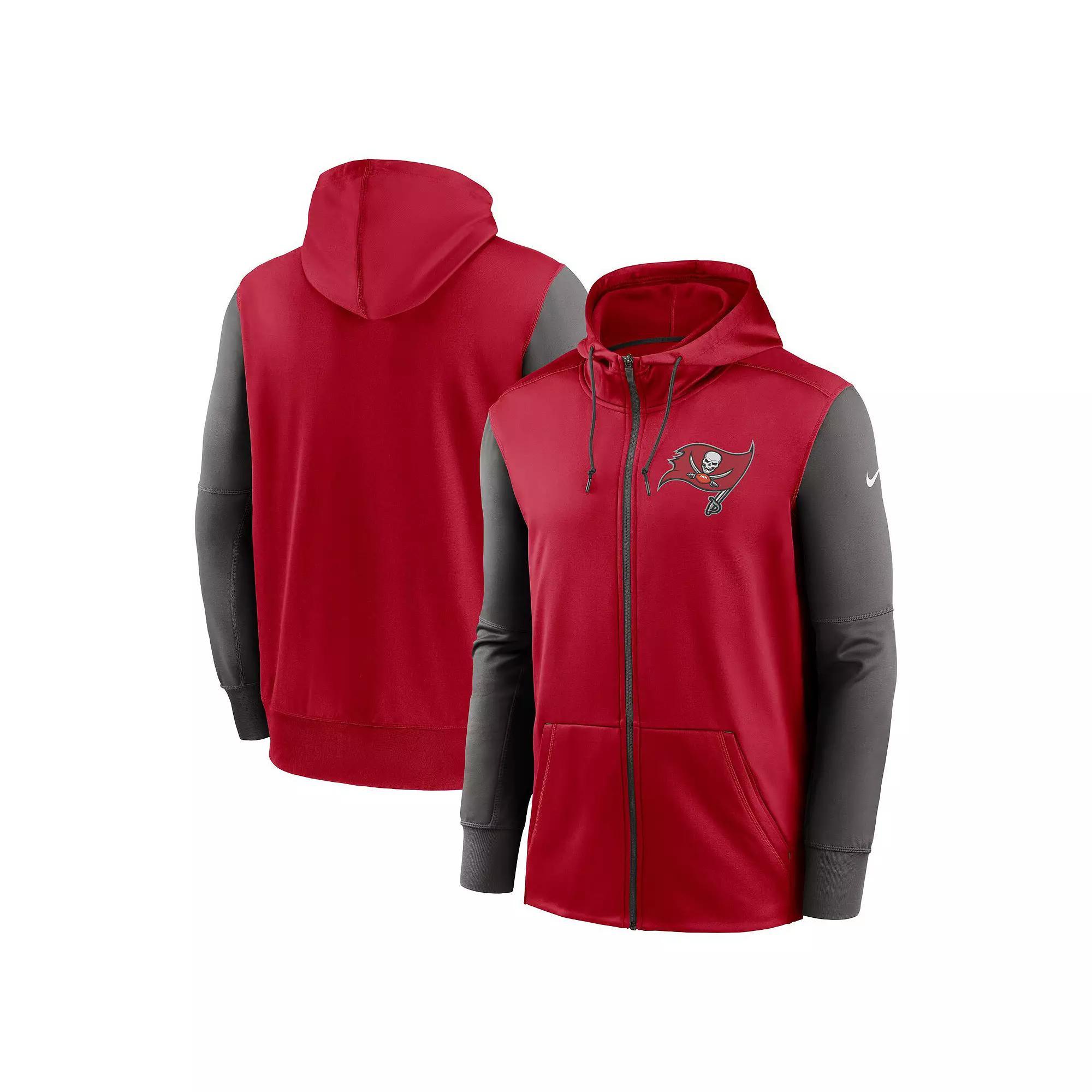 Men's Nike Cardinal Arizona Cardinals Performance Full-Zip Hoodie,  Product Image