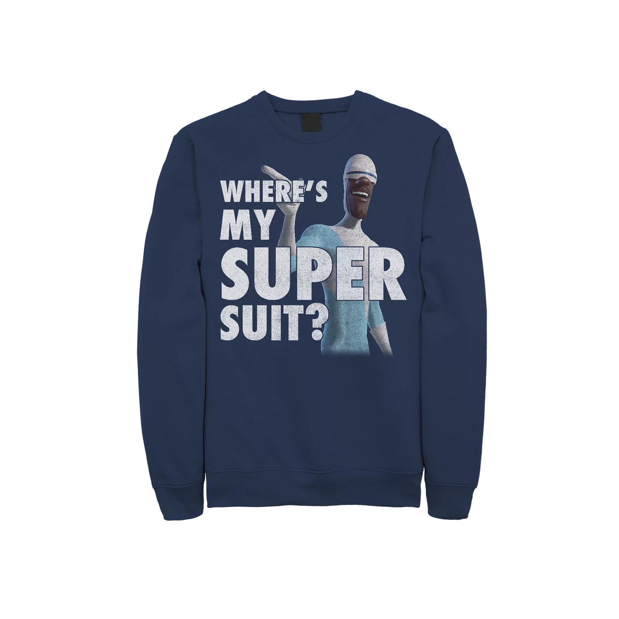 Disney / Pixar's The Incredibles Frozone Men's Super Suit Sweatshirt,  Product Image