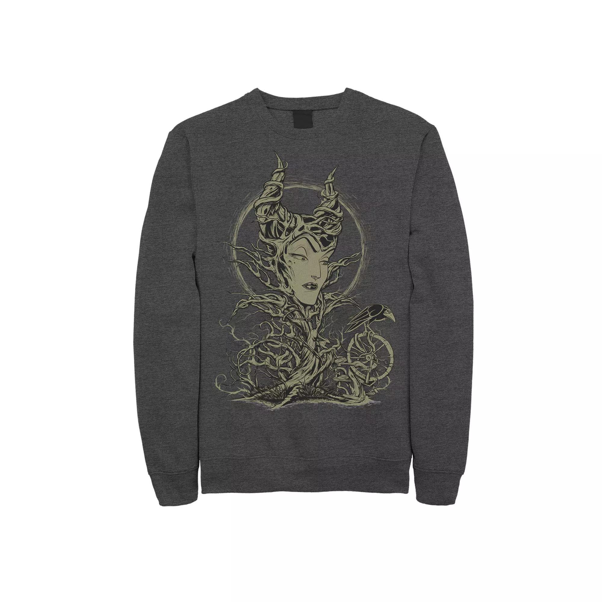 Disney's Sleeping Beauty Maleficent Men's Crow Branches Sweatshirt,  Product Image