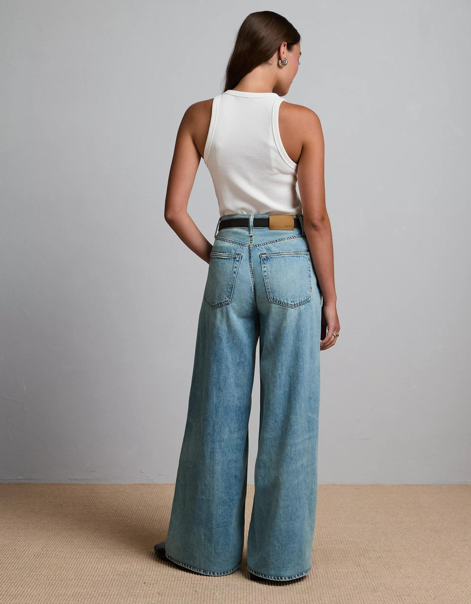 AE77 Premium Wide 5-Pocket Jean Product Image