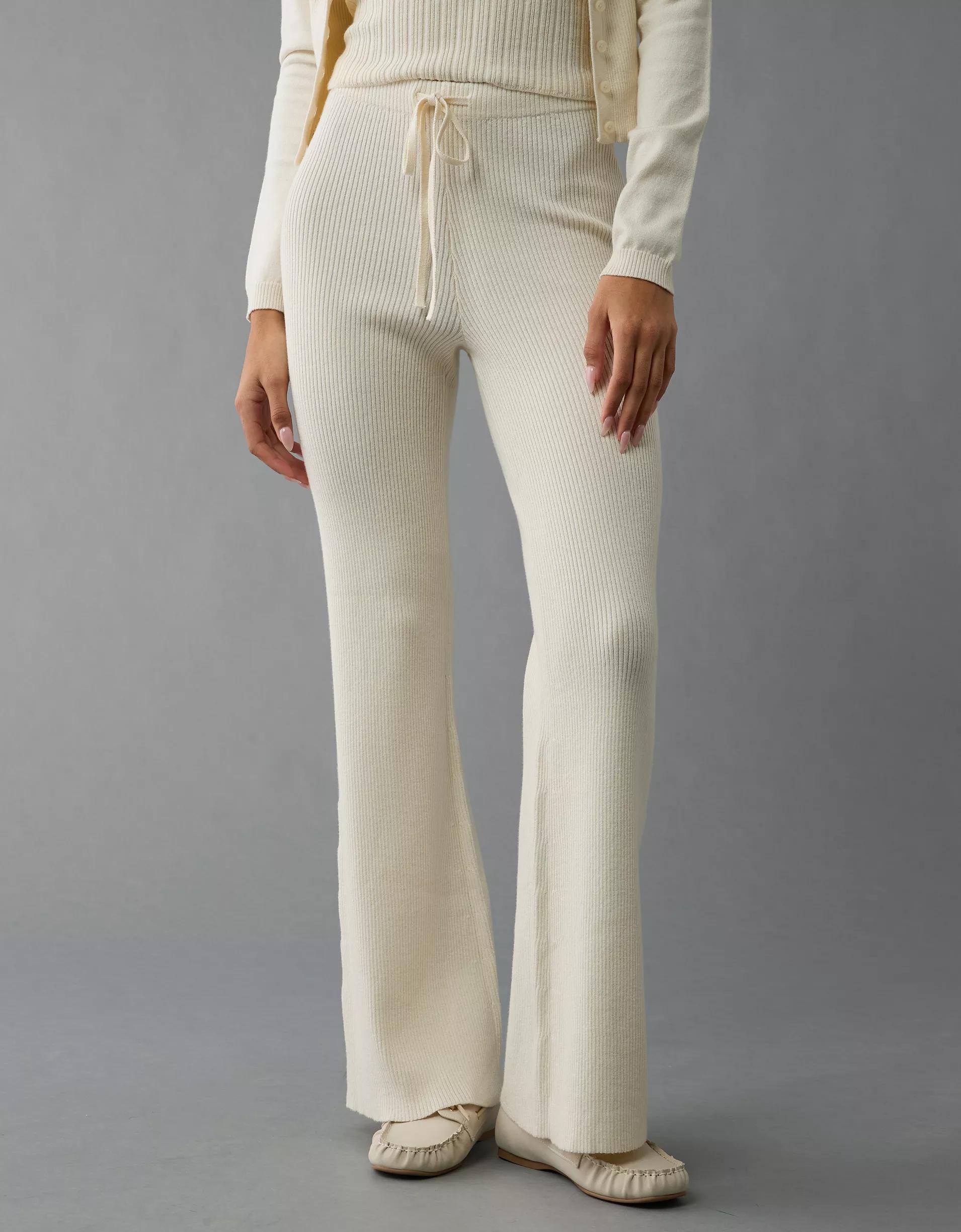 AE Mid-Rise Bootcut Sweater Lounge Pant Product Image