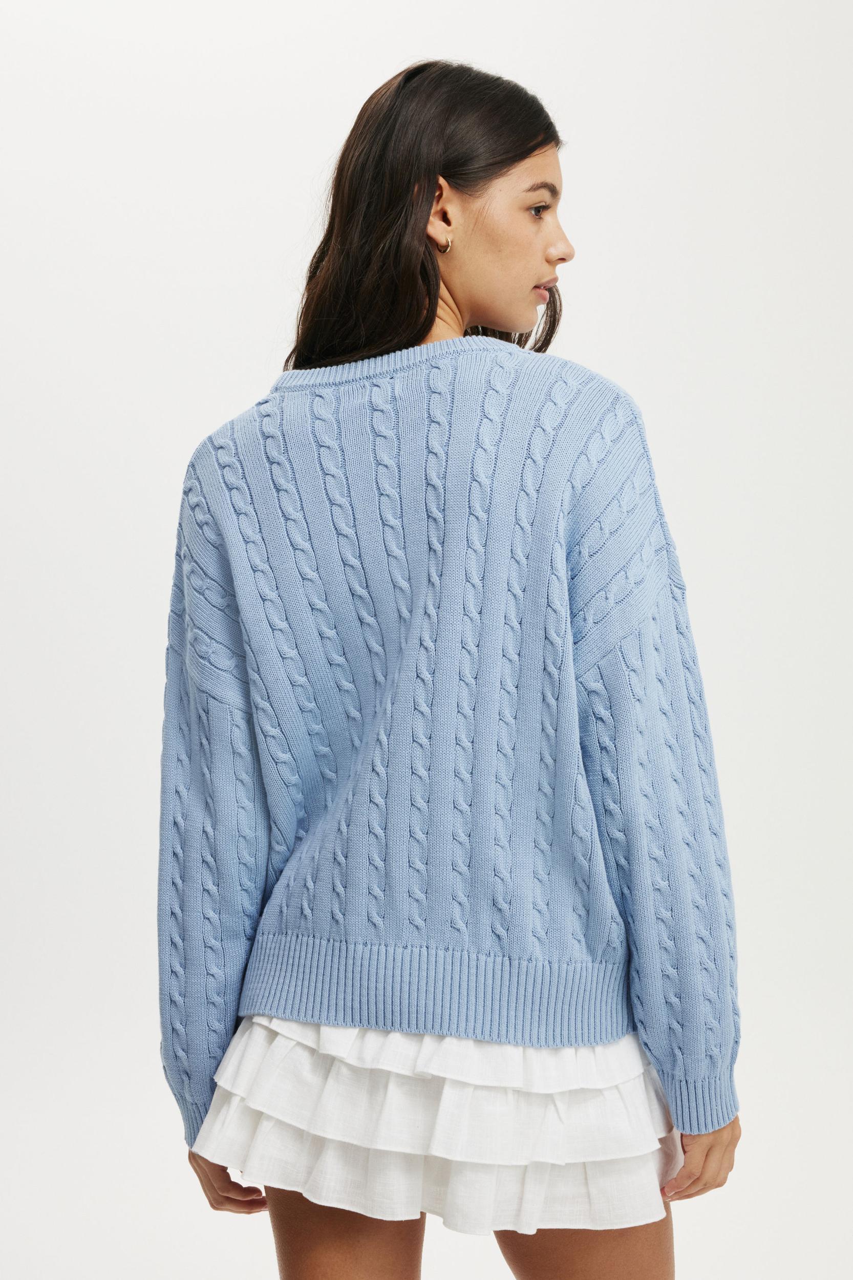 Cotton Crew Neck Pullover Product Image