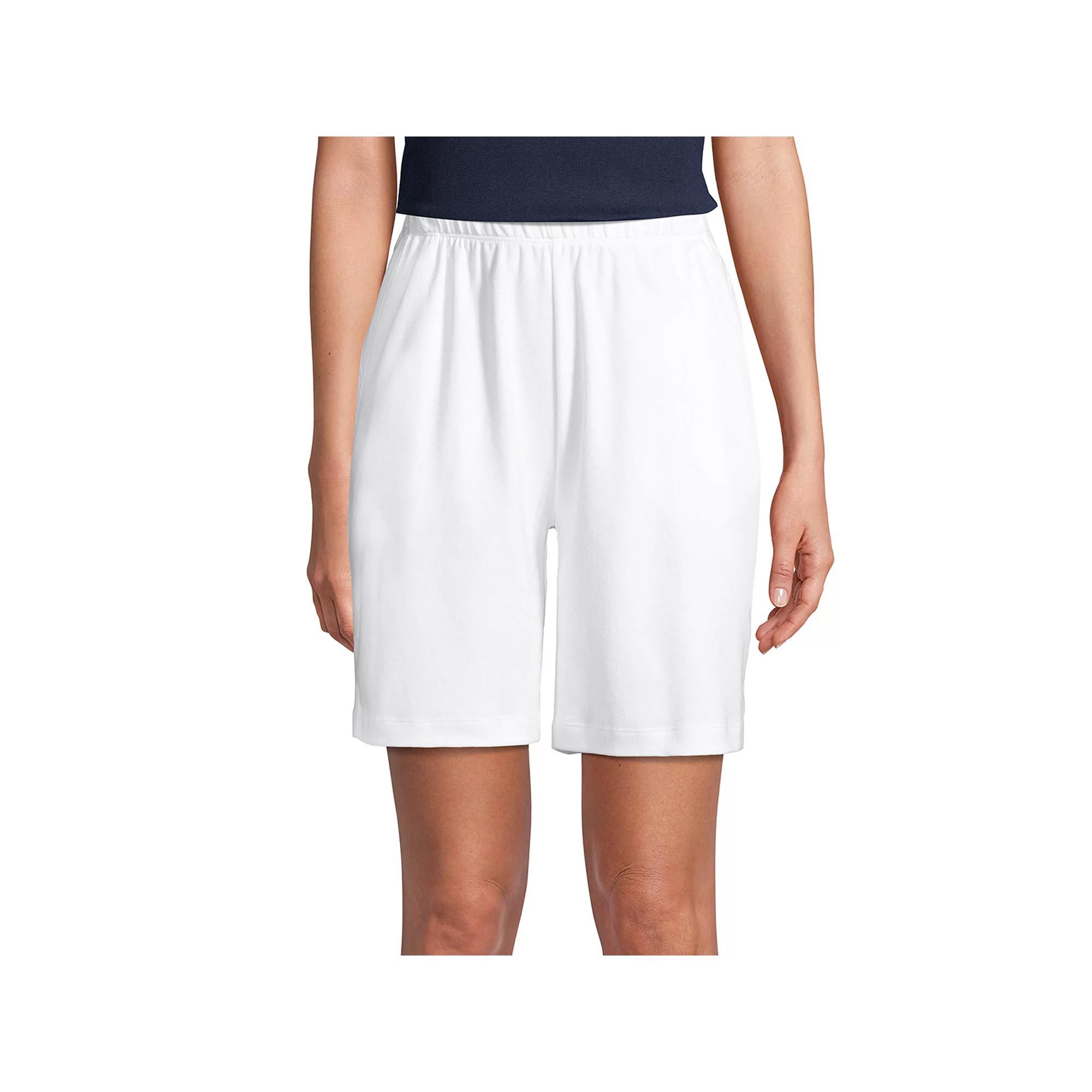 Women's Lands' End Sport Knit Pull-On Shorts,  Product Image