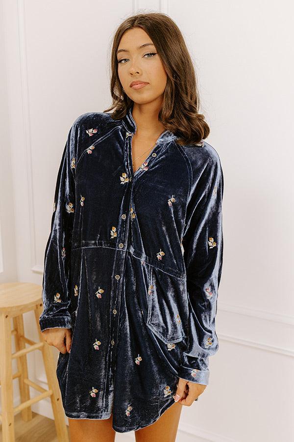 Countryside Chic Embroidered Button Up Top Product Image