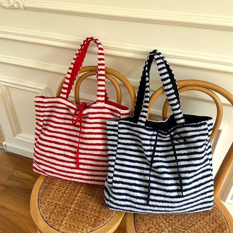 Striped Tote Bag Product Image