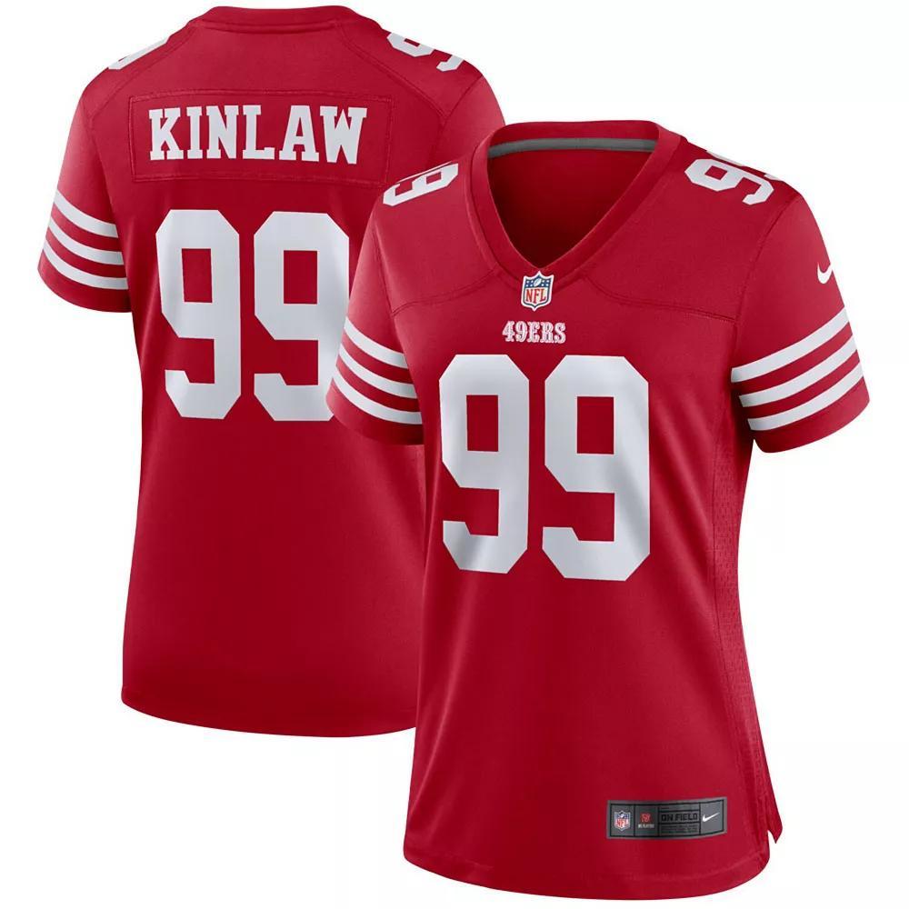 Women's Nike Javon Kinlaw Scarlet San Francisco 49ers Player Jersey, Size: Medium, Red Product Image